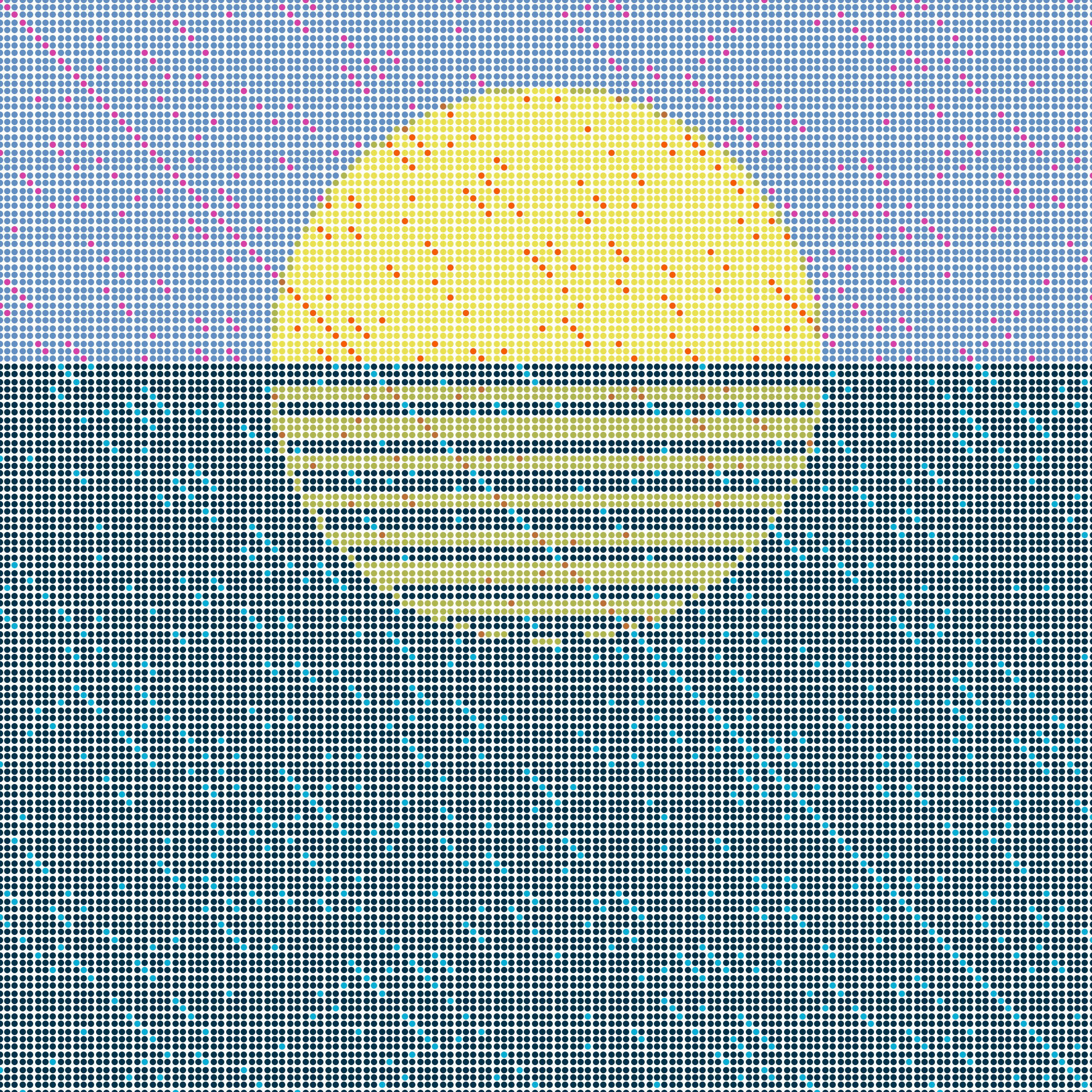 Stipple Sunsets #125